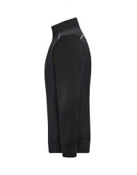Schwarzes Half Zip Sweatshirt
